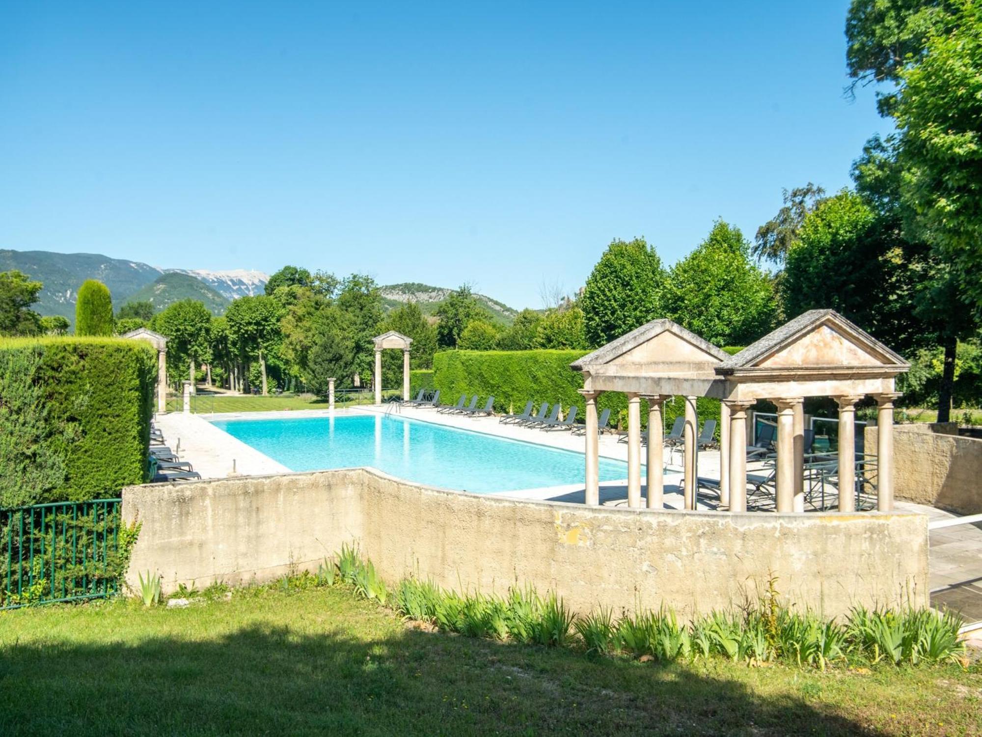 Cozy Apartment With Swimming Pool Terrace Garden Parking Montbrun-les-Bains Exterior foto